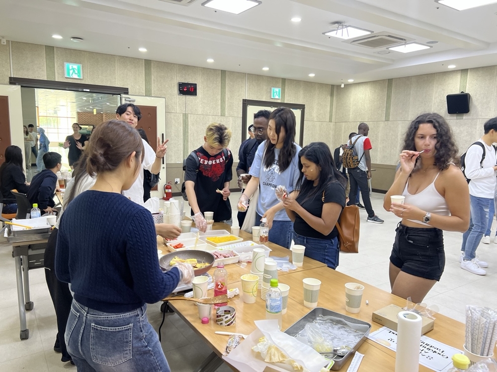 ▲ 외국인 유학생 추석 한마당