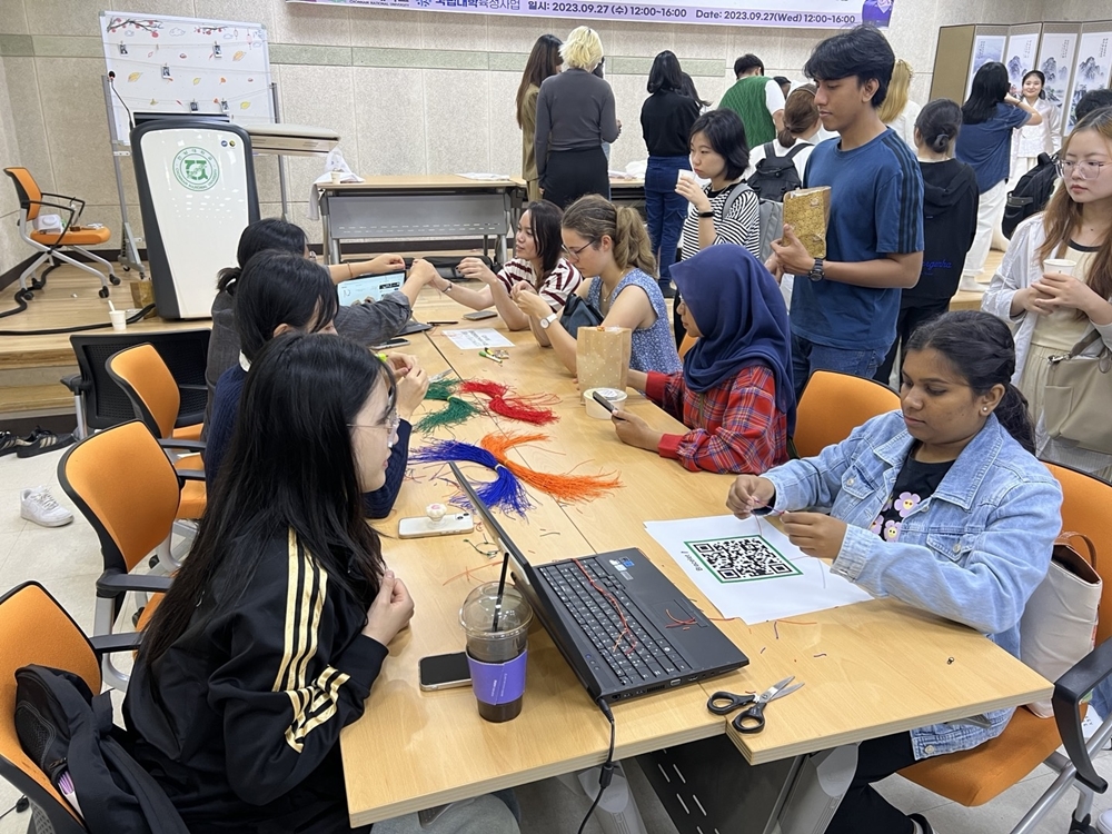 ▲ 외국인 유학생 추석 한마당