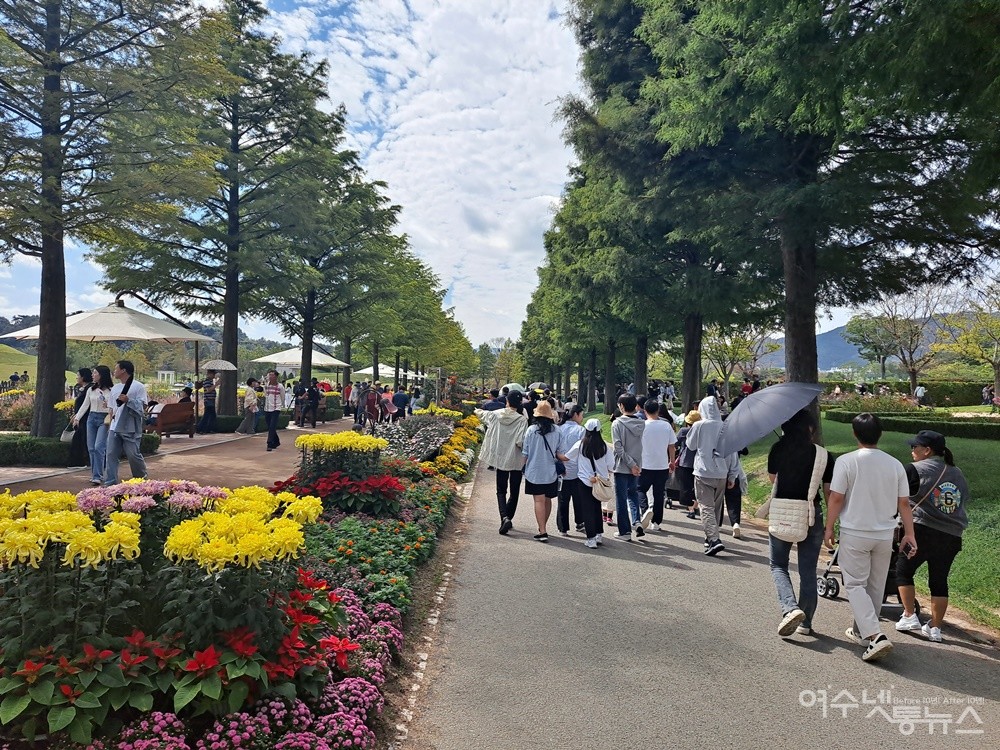 ▲2023순천만국제정원박람회장에 가을꽃이 만발했다.  ⓒ조찬현