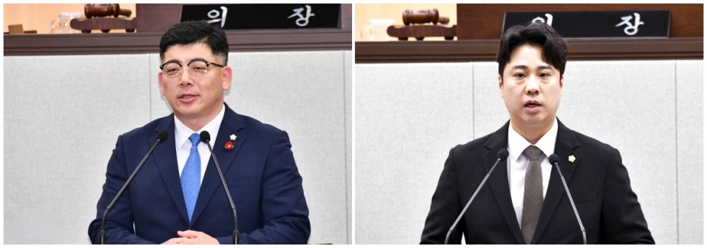 ▲ 구민호, 이석주 시의원