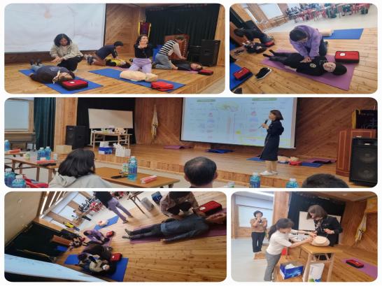 ‖실습을 진행중인 활동지원사 모습