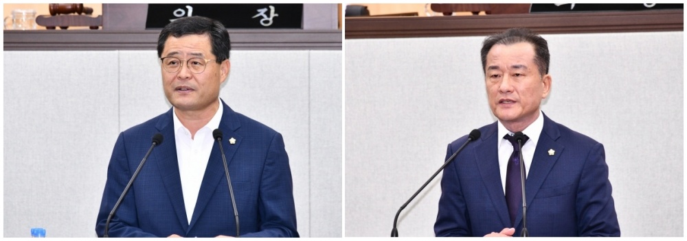 ▲  김종길․정옥기 시의원