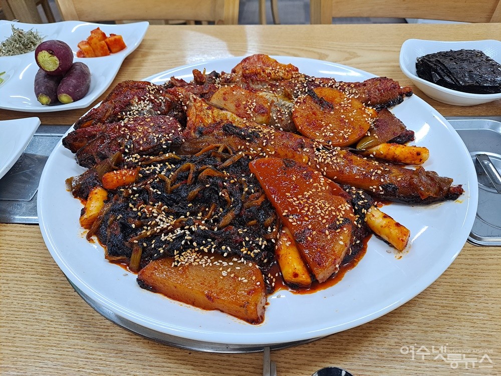 ▲입맛 돋우는 코다리조림 ⓒ조찬현