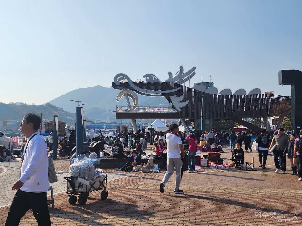 ▲미리보는 여수밤바다 불꽃축제 현장 ⓒ심명남