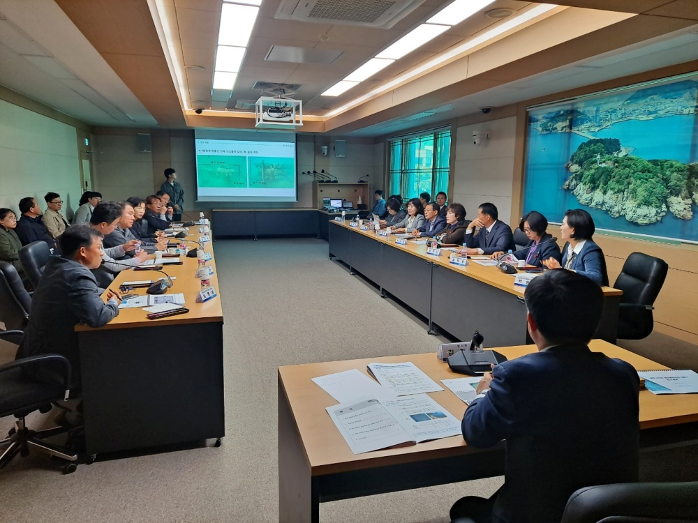 ▲ 남면 이야포 미군폭격사건 침몰선 조사용역 결과보고회  ⓒ조찬현