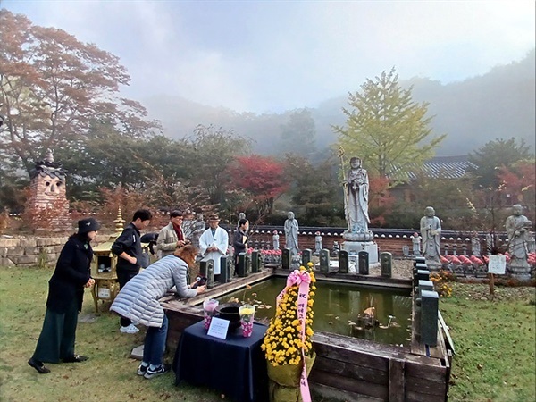 ▲대원사에서는 태아영가의 천도를 위한 백일기도를 1년에 2번씩 봉행하고 있다. '태아령'이란 부모와 인연은 맺어졌지만 이 세상의 햇빛을 보지 못하고 죽어간 불쌍한 어린 영혼들을 말한다.ⓒ 오문수