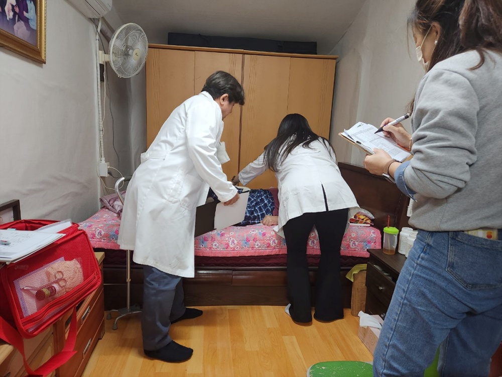 ▲ 방문의료지원센터 현장