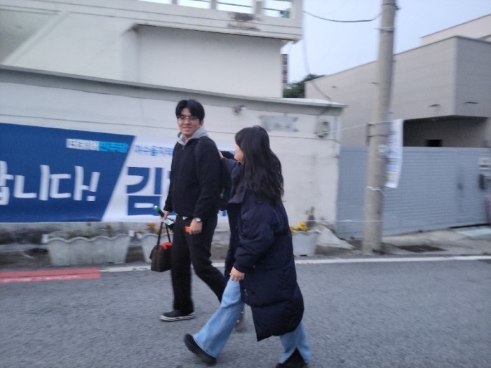 ▲ 수능장인 여수고등학교 현장 ⓒ곽준호