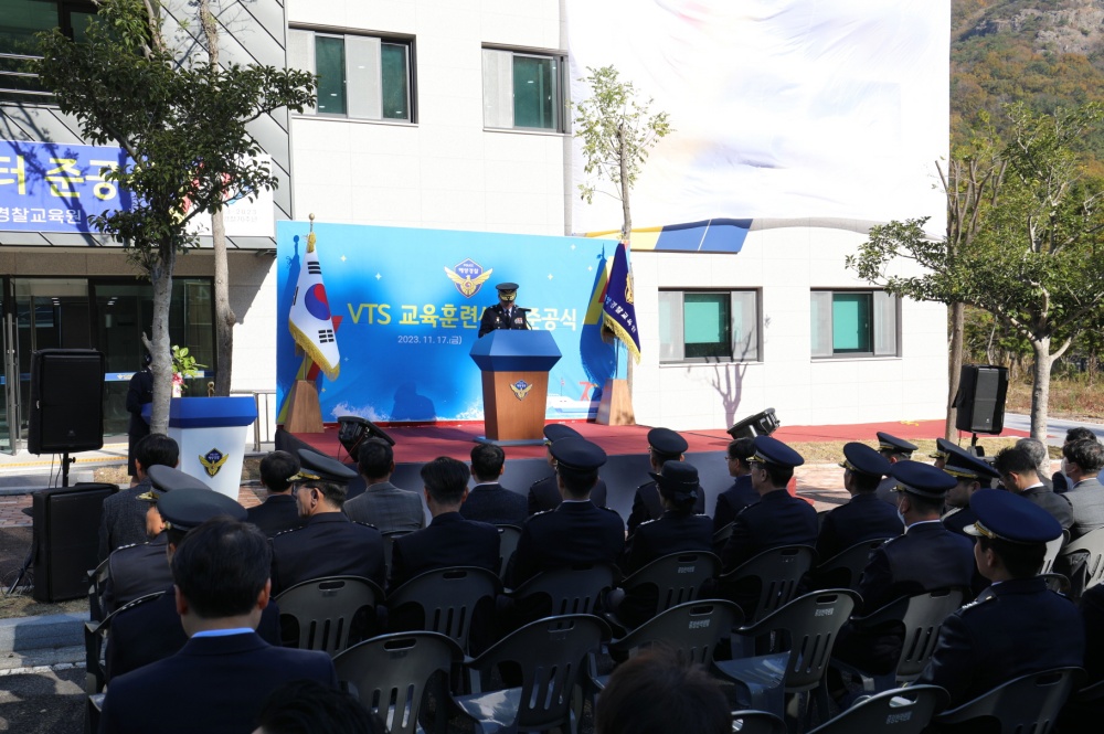 ▲  해양경찰교육원 내에 신축한 교육훈련센터