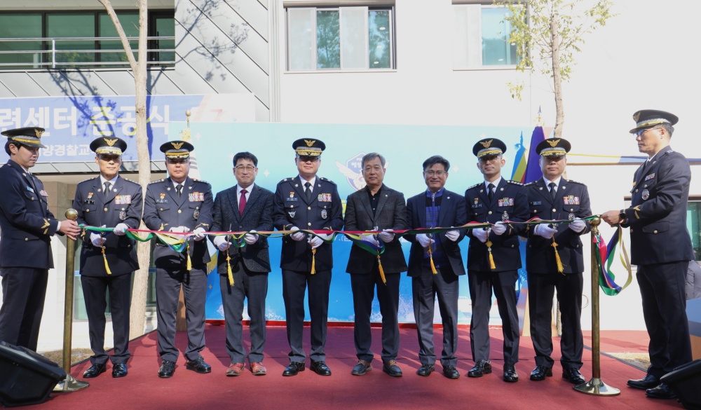 ▲  해양경찰교육원 내에 신축한 교육훈련센터