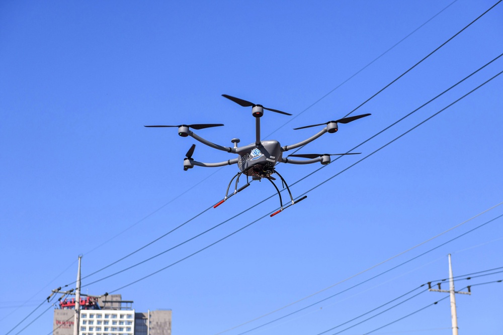 ▲  드론 실증도시 구축사업 시연회