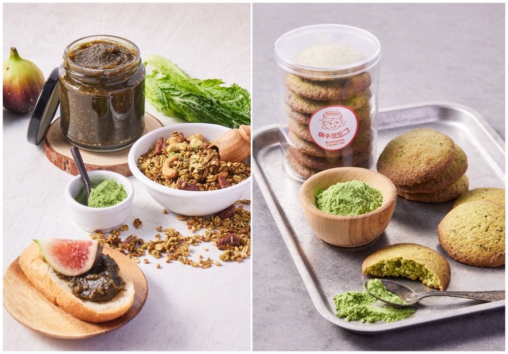 ▲ 갓그래놀라, 갓무화과잼(왼)과  갓쿠키