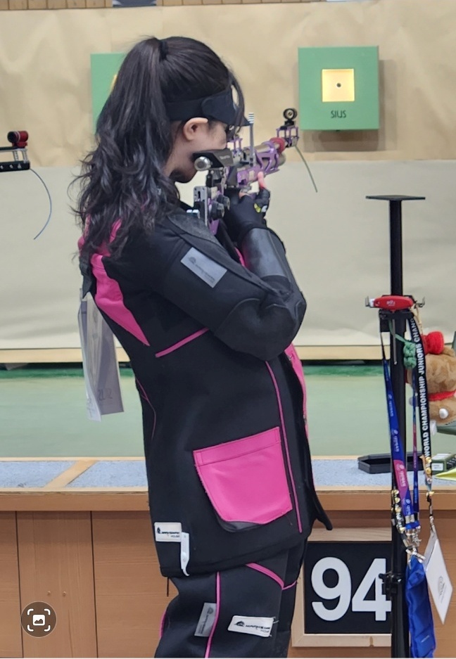 ▲ 대회 현장에서 박예은 선수 모습