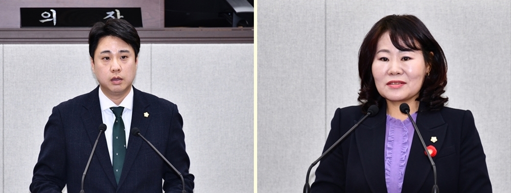 ▲ 이석주, 정신출 여수시의원