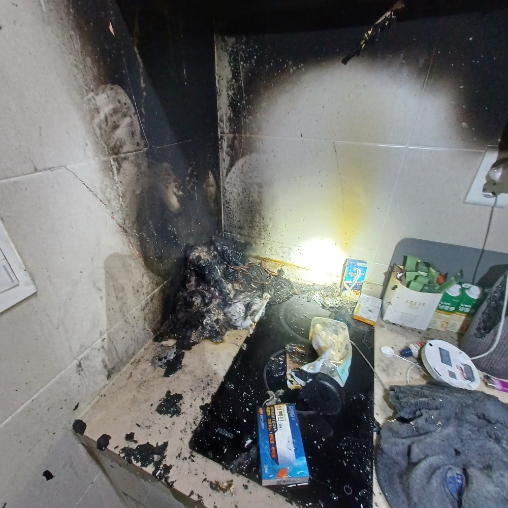 ▲ 하이라이트 화재 현장