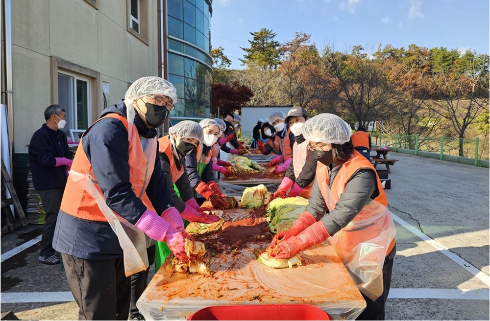 ▲ 금강원 김장담그기 행사 현장
