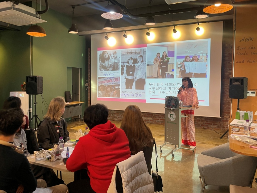 ▲ 전남대학교 글로벌교육원 외국인 유학생 환송식 현장