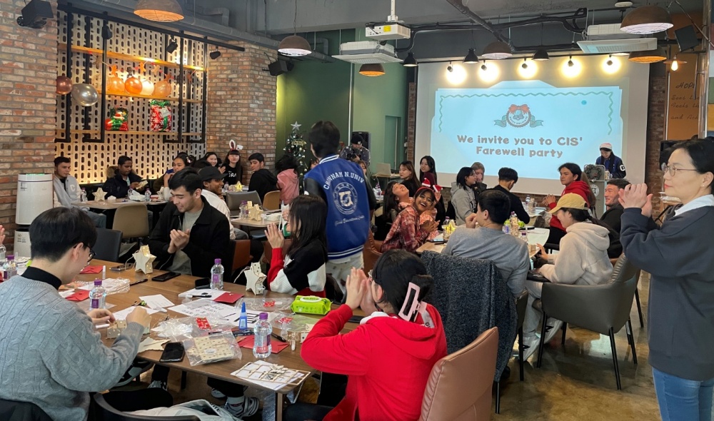 ▲ 전남대학교 글로벌교육원 외국인 유학생 환송식 현장