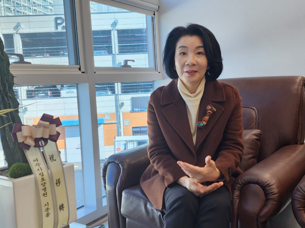 ▲ 여수시도시관리공단 김유화 이사장 ⓒ심명남