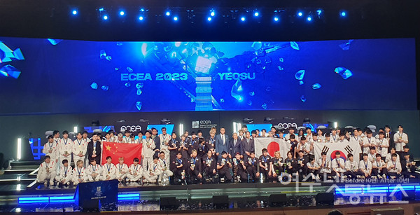 ▲여수시가 지난 15일부터 3일간 여수엑스포컨벤션센터에서 개최한 ‘2023 한중일 이스포츠대회’를 성공적으로 마무리했다. ⓒ여수시