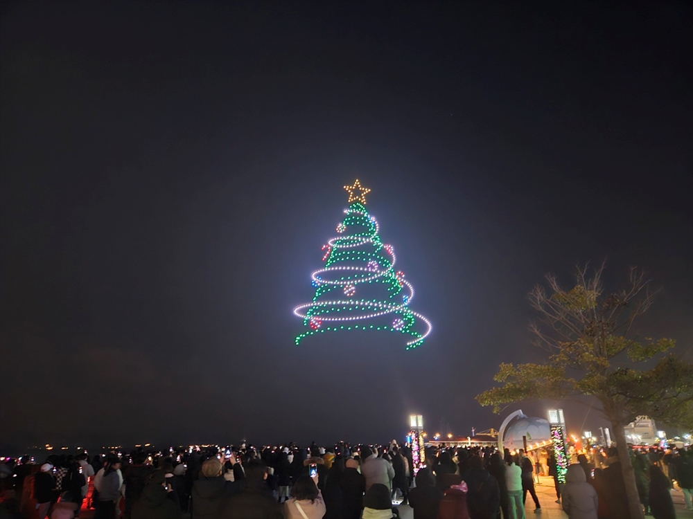 ▲ 여수밤바다 드론라이트쇼