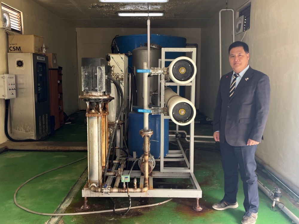 ▲  자봉도 해수담수화 시설