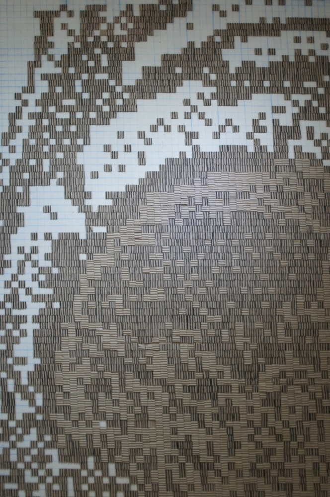 ▲ 홍원표, 무제 (200x150Cm, 골판지)