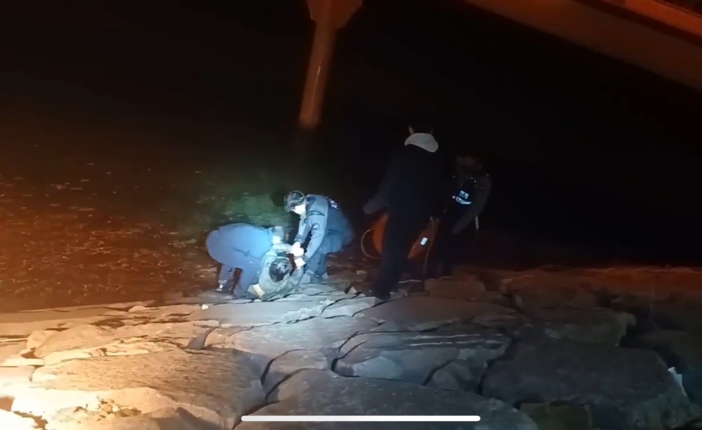 ▲  119구조대원 구조 모습