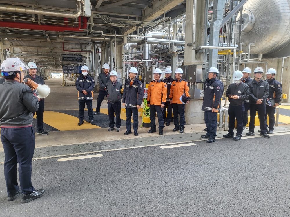▲임원섭 소방청 화재예방국장이  LG화학 용성2단지 공장을 방문했다.