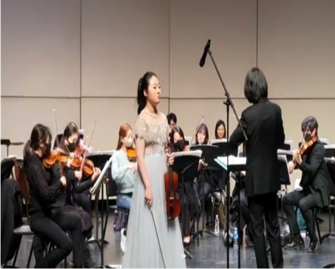 ▲ 지난 2022년 Wald 오케스트라와 함께하는 청소년 유망신예 협연의 밤