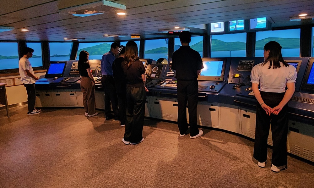 ▲ 항해시뮬레이션 장면