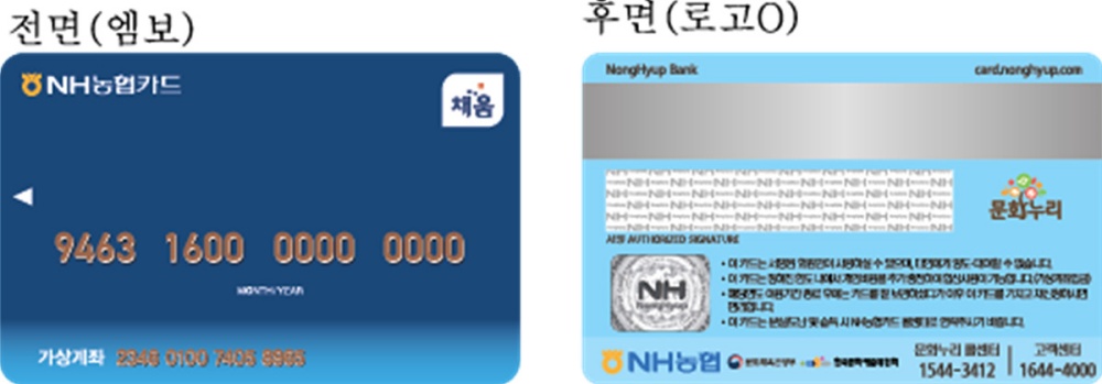 ▲ 문화누리카드