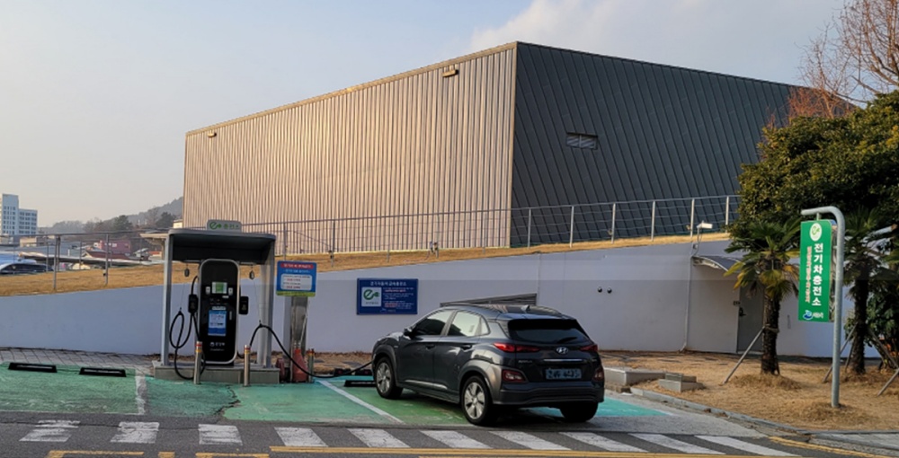 ▲ 여수시청 인근 전기차충전소