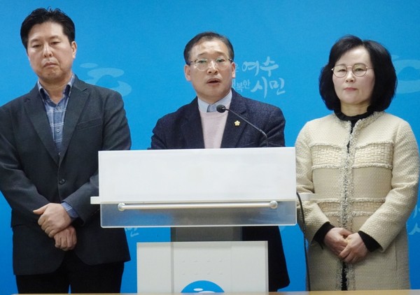 ▲ 문갑태 의원은 “경선 과정에서 시민의 올바른 투표권을 보장하자는 취지에서 기자회견을 연 것”이라고 설명했다.