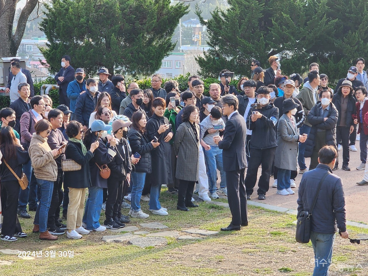 ▲ 조국대표 여수충민사 참배 ⓒ심명남