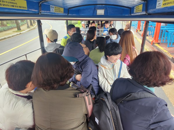 ▲  광주패밀리랜드에 다녀온 여수시장애인복지관