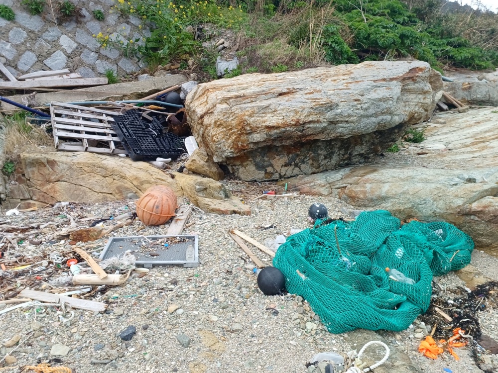 ▲ 거문도에 버려진 쓰레기