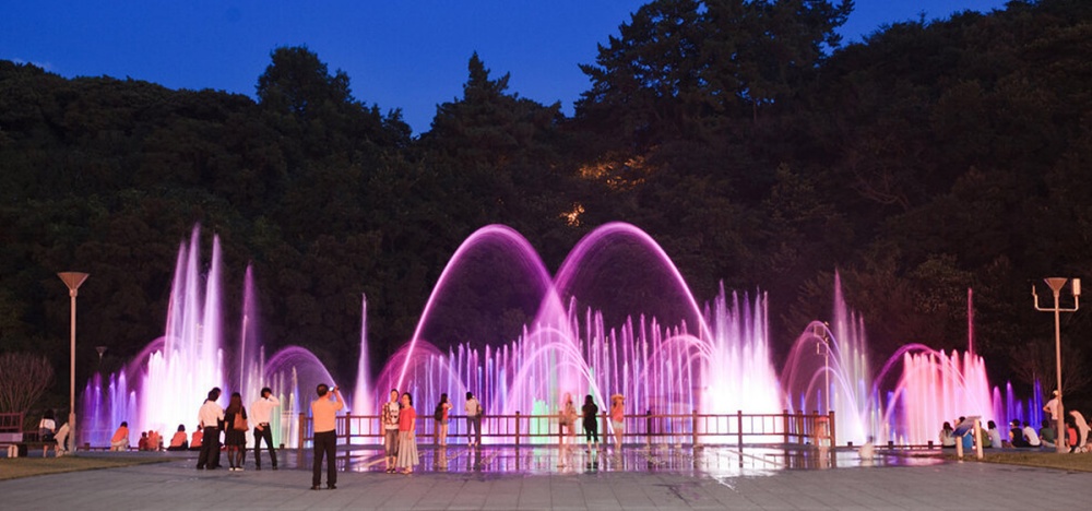 ▲ 오동도 음악분수