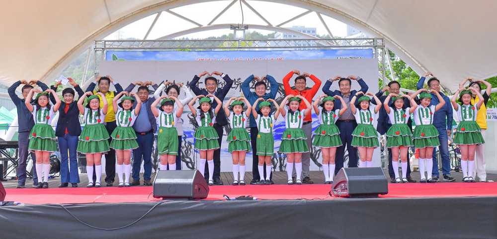 ▲ 지난해 ‘제16회 기후보호주간 여수 2023 행사’ 개막식