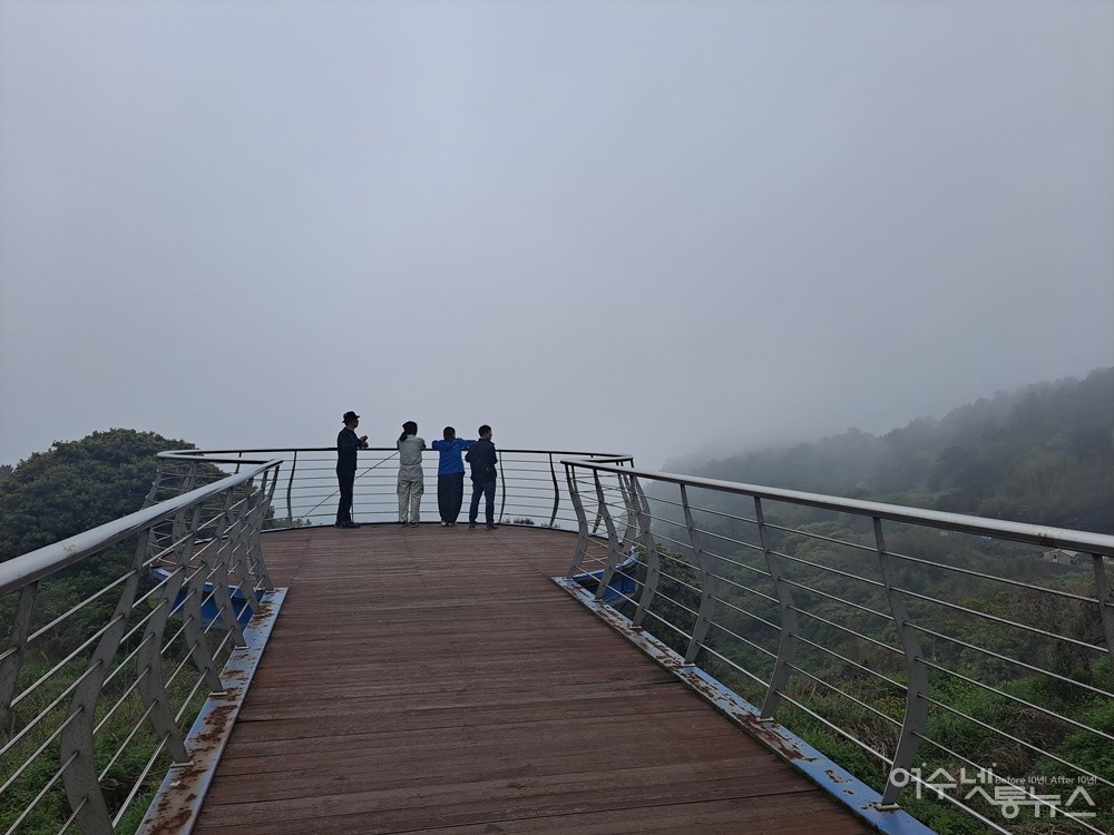 ▲안도 상산길 전망대 포토존이다. ⓒ조찬현