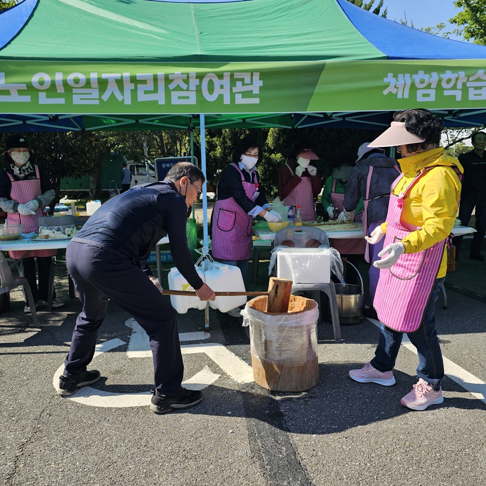 ▲ 시장형사업단 체험전 현장