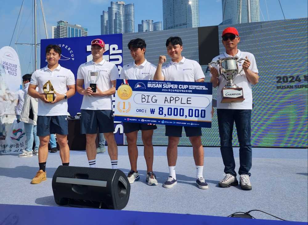 ▲ 여수시청 요트팀