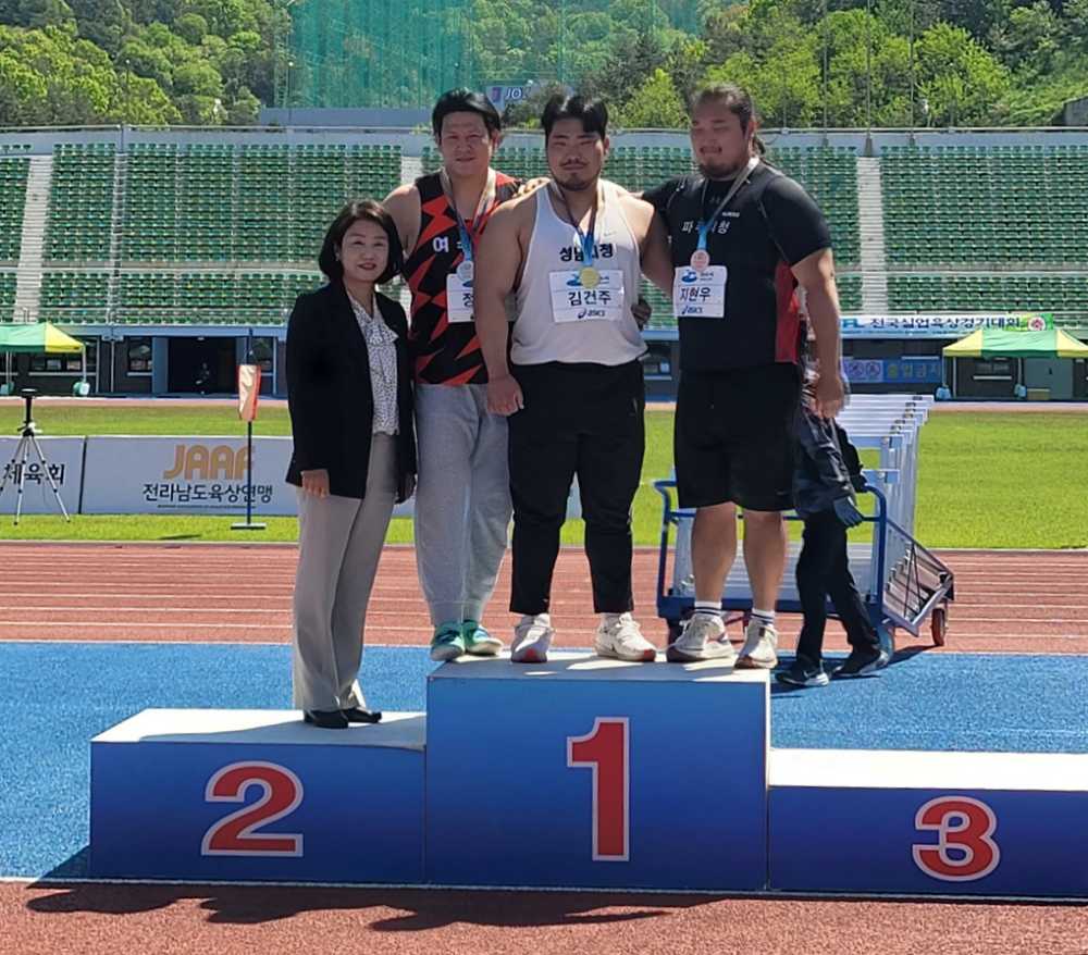 ▲ 여수시청 육상팀