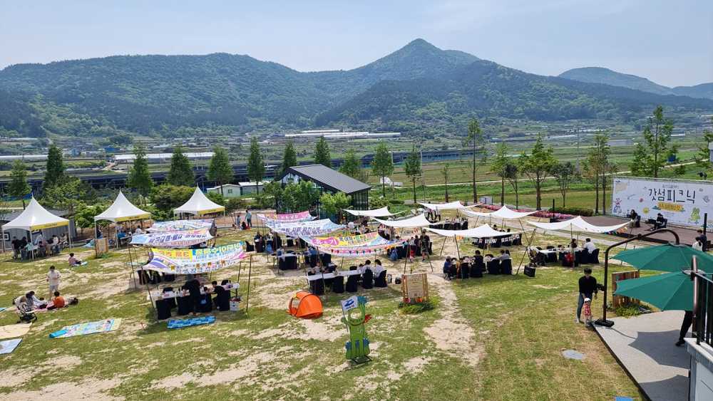 ▲갓섬피크닉 전경