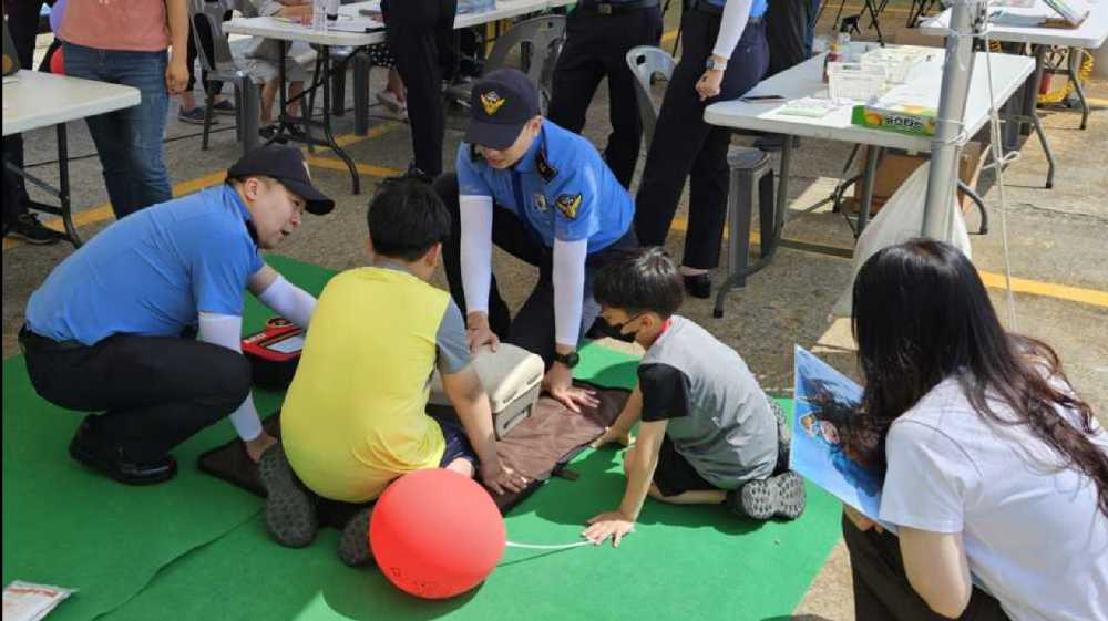 ▲ 어린이날 해양경찰 홍보부스 