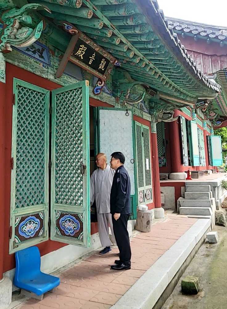 ▲ 전통사찰 현장지도