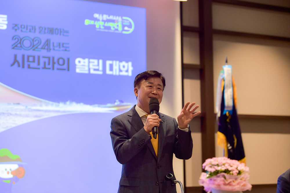 ▲ 정기명 여수시장이 2년 연속공약이행을 가장 잘 하는 기초자치단체장에 선정됐다. 