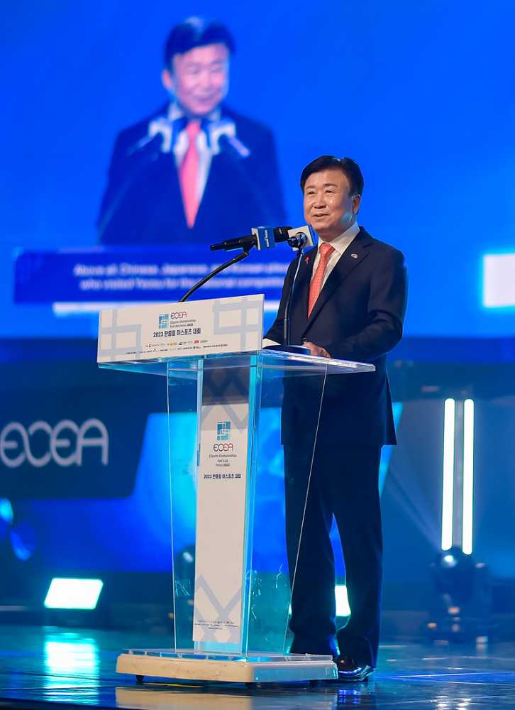 ▲ 정기명 여수시장이 2년 연속공약이행을 가장 잘 하는 기초자치단체장에 선정됐다. 