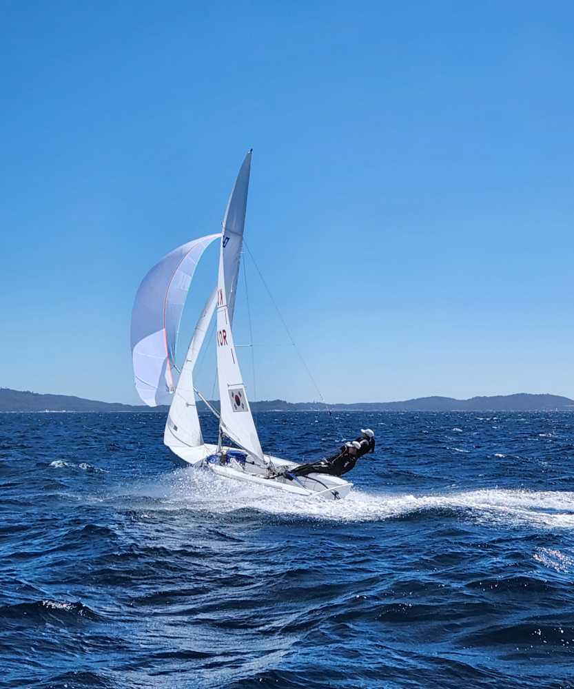 ▲ 제22회 해군참모총장배 전국요트대회에 출전한 여수시청팀