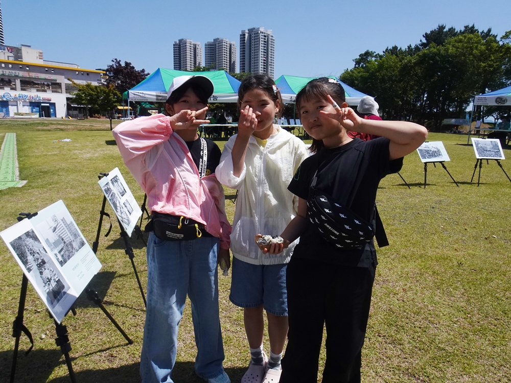 ▲ 신월초등학교 5학년 박은샘, 김하윤, 임예린 양